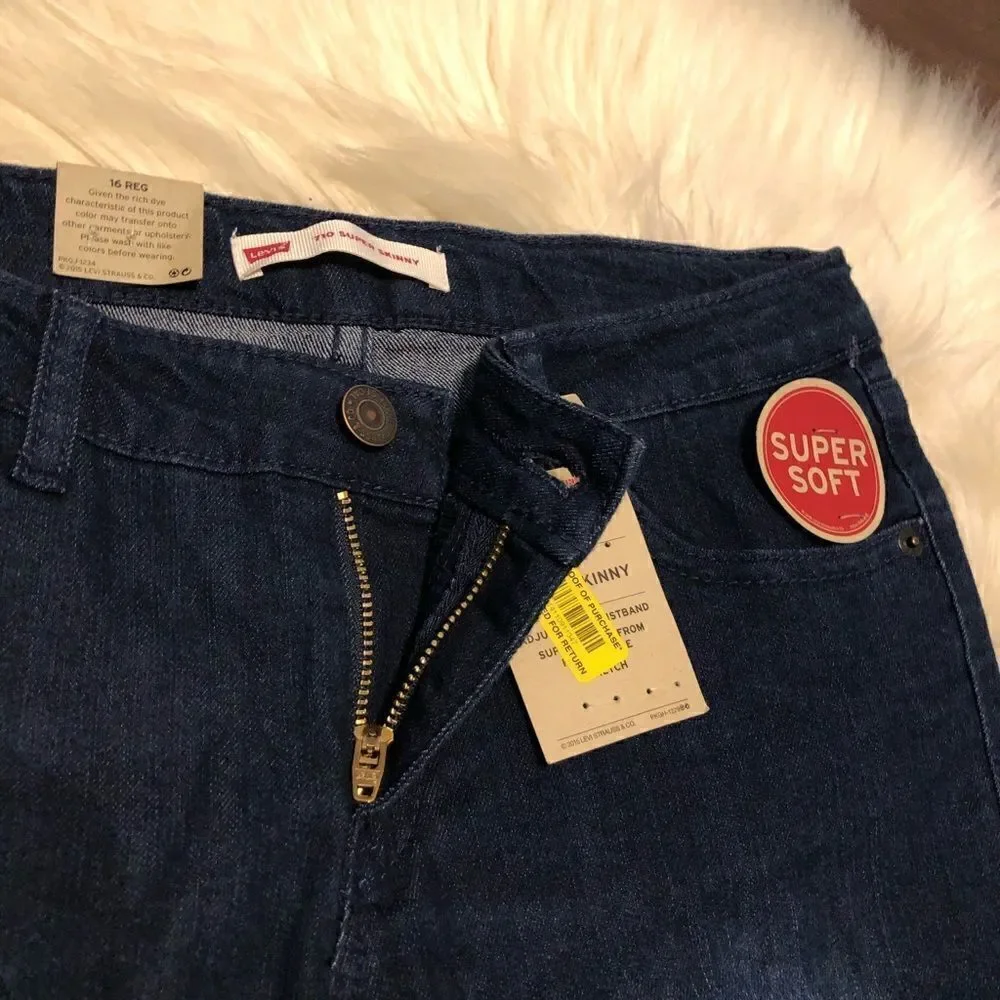 Levi’s 710 girls denim 16reg
